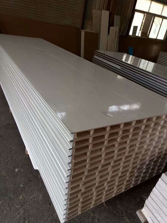 南通玻镁岩棉复合板机制中空玻镁夹芯板玻镁彩钢净化板